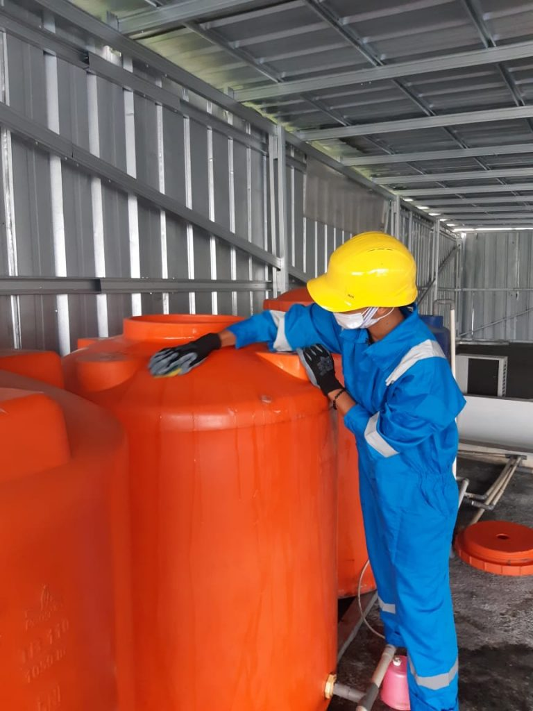 Disinfeksi Tangki Air
